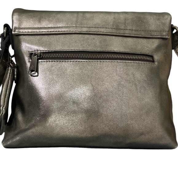 Patricia Nash Mili Leather Medium Flap Crossbody w/ Coin Pouch  0114 - Picture 3 of 13